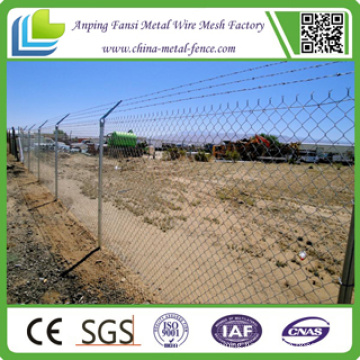 Commercial Security Chain Wire Fence with 3 Barb